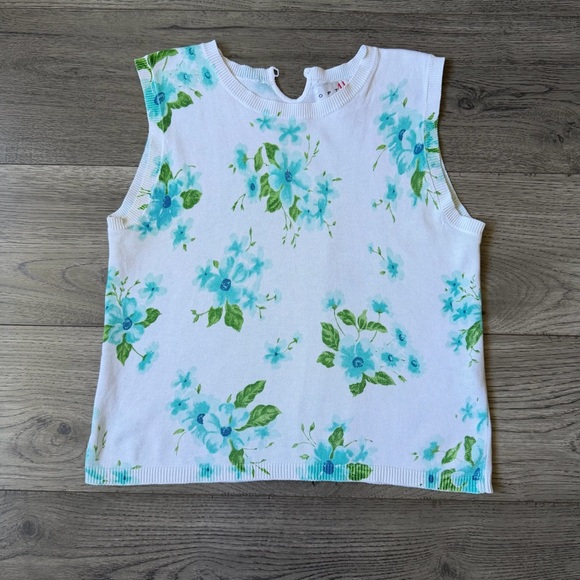 Adrienne Vittadini Tops - Vintage Options by Adrienne Vittadini Floral Sleeveless Knit Top - Size Medium